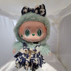 Labubu luxury Clothes Set dress and Bow #83